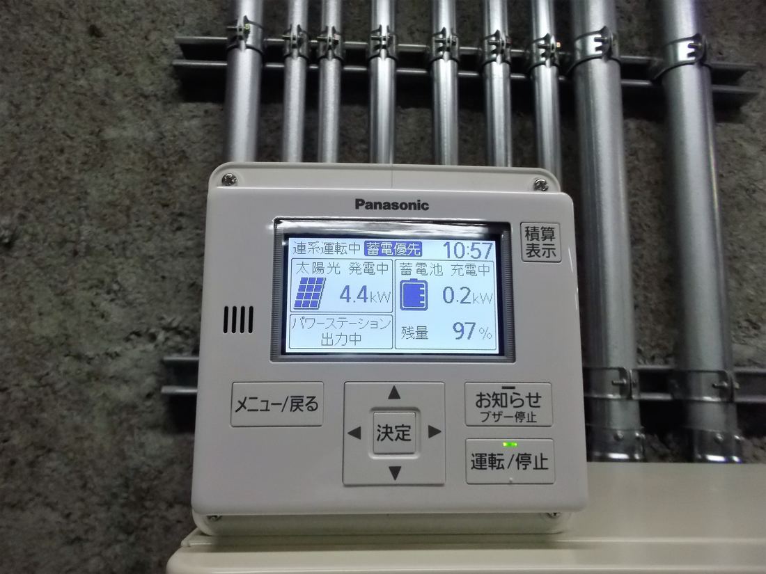 太陽光発電パネルの設置状況
