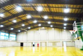 坂戸西高校体育館の電気・機械設備
